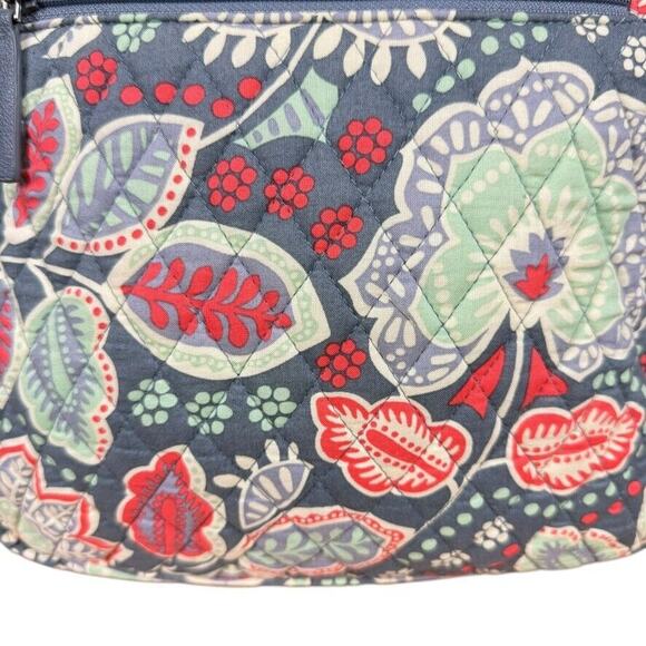 Vera Bradley Nomadic Floral Quilted Crossbody Purse Handbag Shoulder Bag Gray - Picture 6 of 16